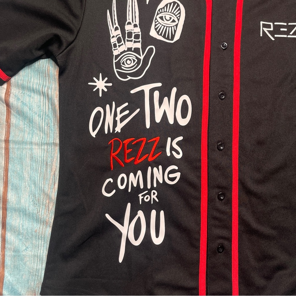 REZZ Rocks “One Two” Baseball Jersey - Picture 2 of 6